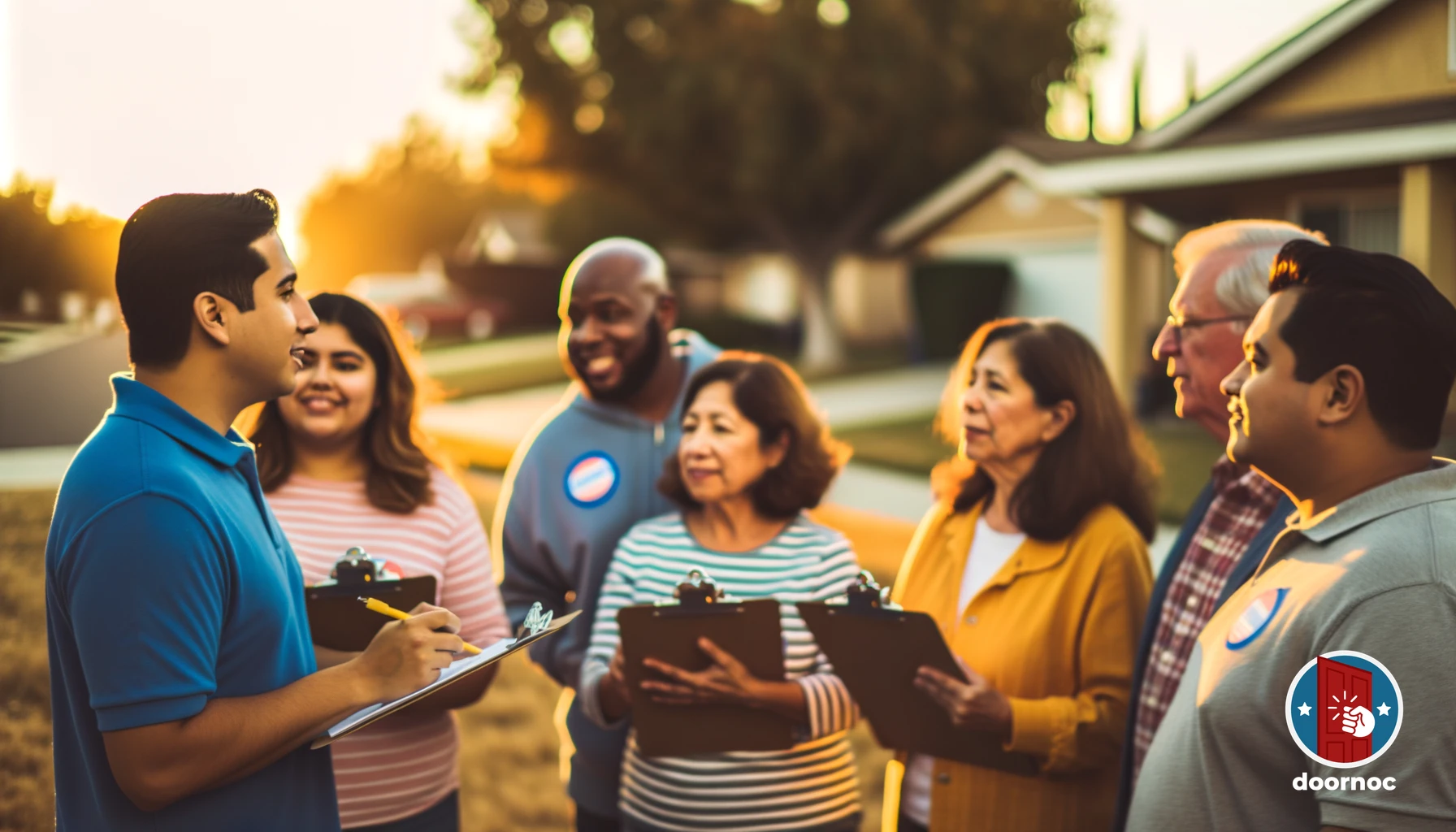 Best Route Planning for Political Canvassing: Maximize Voter Contact