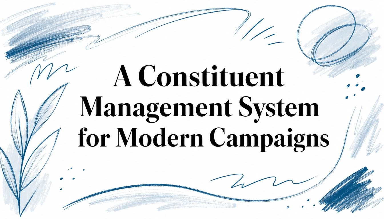 A Constituent Management System for Modern Campaigns
