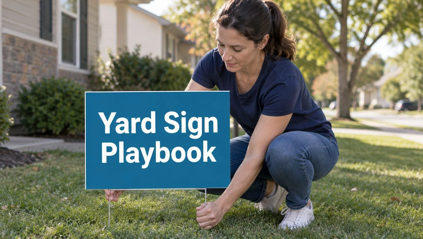 Political Campaign Yard Signs: A Field-Tested Playbook