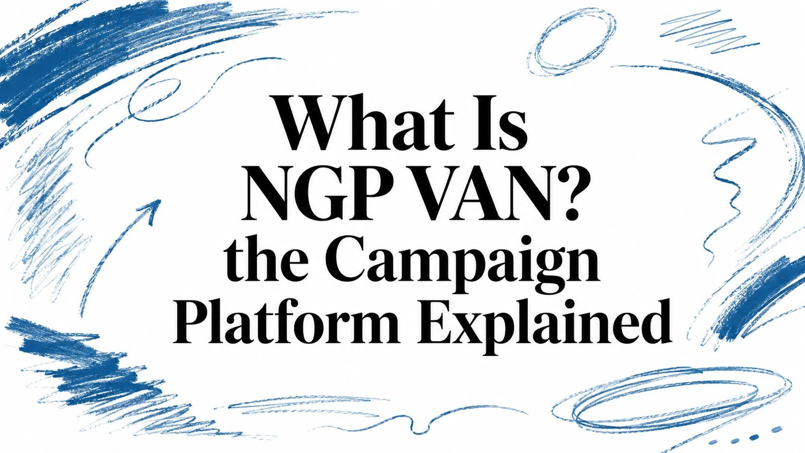 What Is NGP VAN? the Campaign Platform Explained